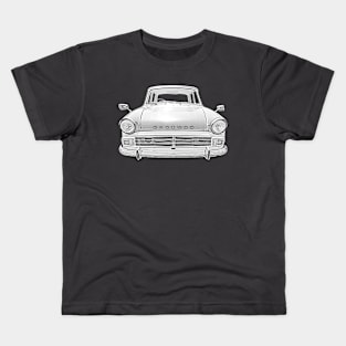 Hillman Minx Series V 1960s classic car monochrome Kids T-Shirt